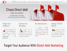 Tablet Screenshot of chasedirectmail.com